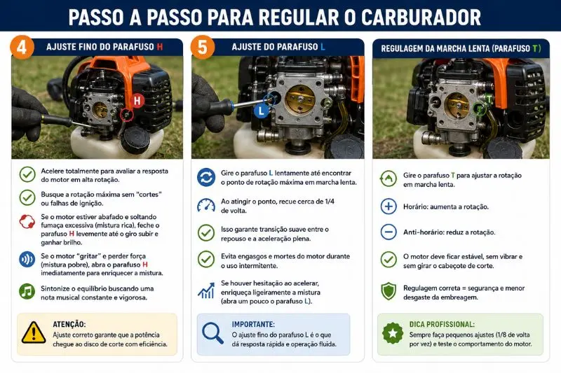 Ajuste Fino do Parafuso H
